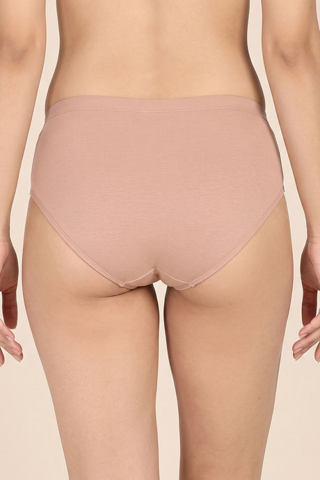Zivame Full Coverage Medium Rise Hipster Panty (Pack of 3) - Roebuck — image 4